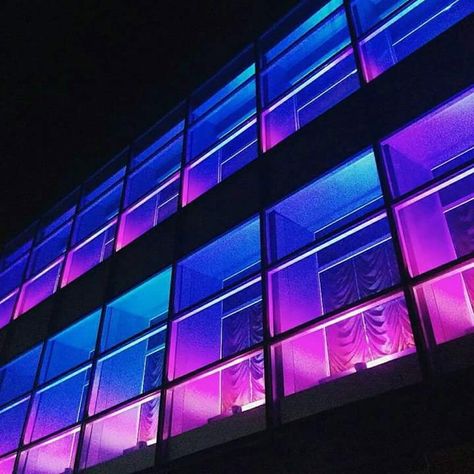 Bisexual Lighting, Bi Aesthetic, Aesthetic Neon, Neon Noir, Neon City, Blue Lights, Neon Nights, Vaporwave Aesthetic, Neon Aesthetic