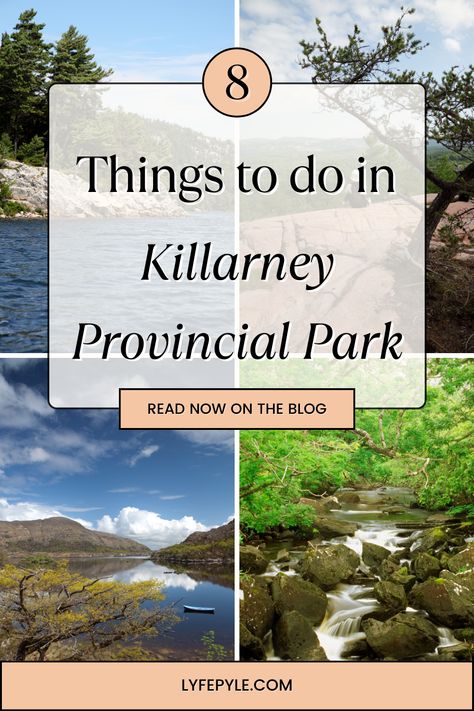 8 things to do in  Killarney Provincial Park. Read now on the blog. Lyfepyle.com Quetico Provincial Park, Lake Superior Provincial Park, Lake Superior Provincial Park Ontario, Ontario Provincial Parks, Killarney Provincial Park, Canadian Wilderness, Ontario Parks, Travel Motivation, Ontario Travel