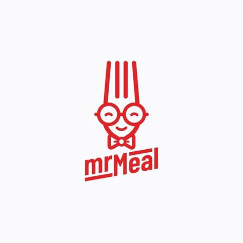 Mr Meal logo - Logos inspiration #logo Resturant Logo, Food Company Logo, Learning Logo, Logo Process, Restaurant Logo, Word Mark Logo, Geometric Logo, Logo Text, Logo Restaurant