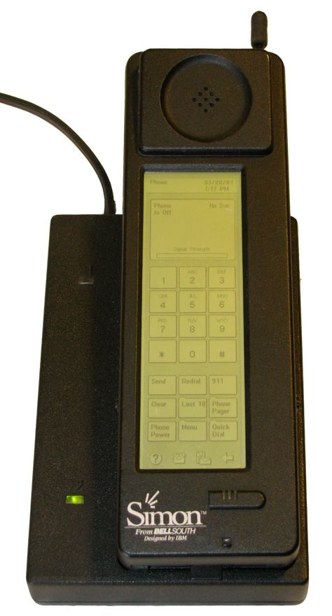 IBM created the world's first smartphone 25 years ago | World Economic Forum Computing Display, Old Cell Phones, Telephone Call, Mobile Computing, Old Technology, Retro Gadgets, Feature Phone, Cellular Phone, Mobile Technology