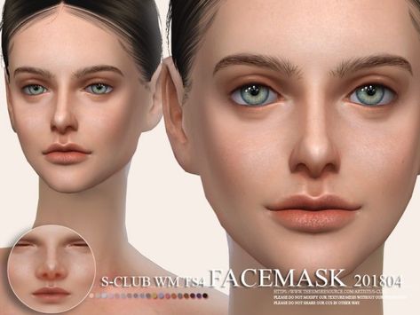 The Sims Resource: Facemask 201804 by S-Club • Sims 4 Downloads Facemask Sims 4 Cc, Sims 4 Facemask, Sim4 Makeup, Mod The Sims 4 Skin, Sims4 Skin, Ts4 Skin, Cc Skin, Sims 4 Cc Eyes, The Sims 4 Skin