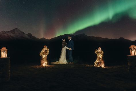 Can You Get Married Under the Aurora Borealis? Northern Lights Wedding, Aurora Borealis Wedding, Northern Lights Norway, Wild Photography, The Aurora Borealis, Lights Wedding, Cinderella Story, See The Northern Lights, Tromso