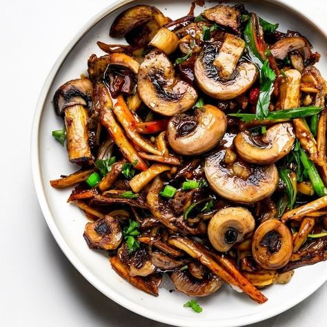 Stir-Fried Maitake Mushroom Recipe - Instacart Maitake Mushroom Recipe Vegan, Maitake Mushroom Recipe, Mushroom Recipes Vegan, Recipe Soup, Mushroom Recipe, Maitake Mushroom, Mushroom Soup Recipes, Easy Stir Fry, Fresh Garlic