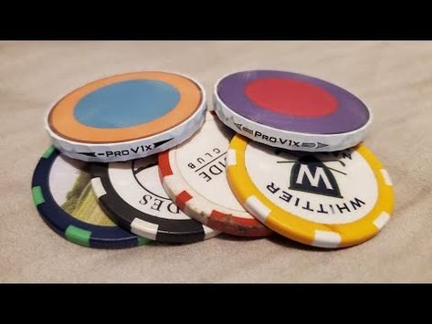 DIY Golf Ball Poker Chip from Titleist Callaway TaylorMade Golf Ball @RonNgoKnowGolfProject - YouTube Diy Poker Chips, Diy Golf, Golf Diy, Taylormade Golf, Poker Chip, Callaway Golf, Poker Chips, Golf Ball, Poker