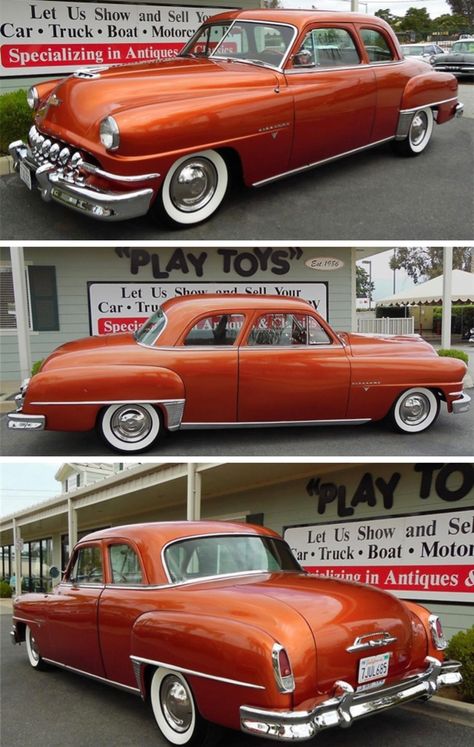 Desoto Firedome, Desoto Cars, Cool Old Cars, Chrysler Cars, Cars Classic, American Classic Cars, Old Classic Cars, Classic Sports Cars, Vintage Trailers