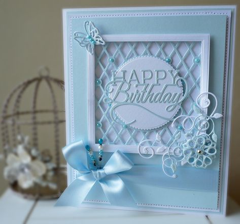 Tonic Studios Framed Lattice Card Lattice Cards, Tonic Cards, Studio Cards, Bday Cards, Tonic Studio, Spellbinders Cards, Birthday Cards For Women, Frame Card, Elegant Cards