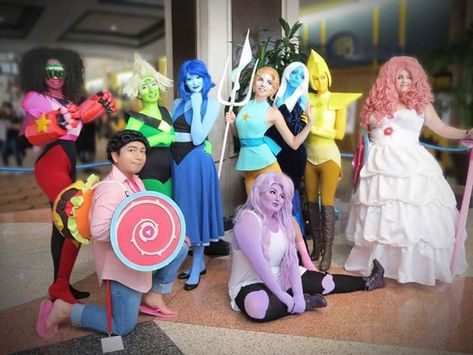 Steven Universe Halloween Costumes, Steven Universe Halloween, Steven Universe Costume, Steven Universe Cosplay, Steven Universe Wallpaper, Steven Universe Au, Steven Universe Memes, Steven Universe Characters, Comic Con Cosplay