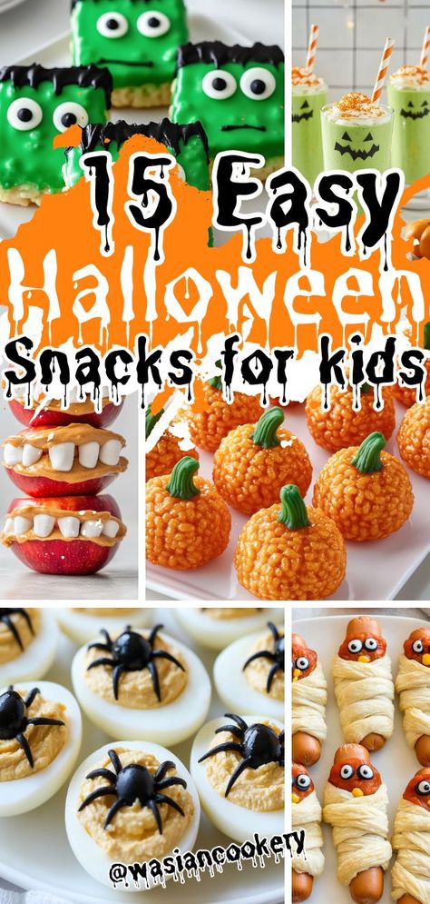 A colorful assortment of Halloween-themed snacks on a platter, highlighting Halloween Snack Ideas For School and Easy Halloween Snacks perfect for a Menu Halloween or a fun snack at school. Sweet And Salty Halloween Snacks, Halloween Themed Snacks For Toddlers, Orange Halloween Food Ideas, Halloween Vegetables For Kids, Halloween Fruit Ideas For Kids, Halloween Healthy Snacks For Kids, Pumpkin Theme Snacks, Halloween Themed Treats Party Snacks, Kid Halloween Snacks