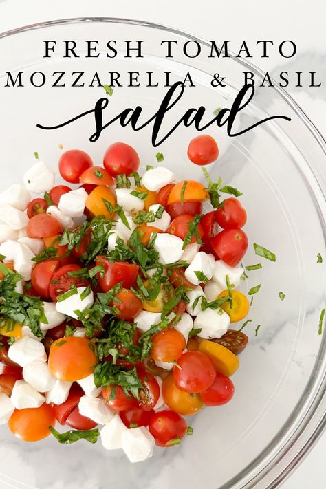 Simple & Delicious Cherry Tomato Salad Recipe Cherry Tomato Feta Salad, Cherry Tomatoe Salad Recipe, Cherry Tomato Recipes Salad, Cherry Tomatoes Salad, Cherry Tomatoes Recipes, Foods Dinner, Entryway Design Ideas, Tomato Mozzarella Salad, Tomato Salad Recipe