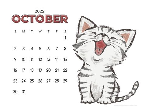 October 2022 Calendar, 2023 Landscape, Love Printables, Calender Printables, July Calendar, October Calendar, Calendar Numbers, Autumn Wallpaper, Holiday Schedule