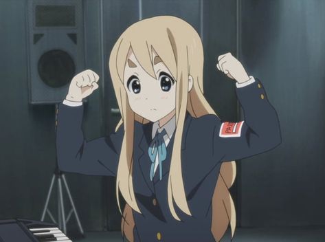 Mugi K On Icon, Bff Backgrounds For 2 Aesthetic, Mugi K On, K-on Icons, Anime Hands, K On, Free Hand Drawing, All Anime, Anime Background