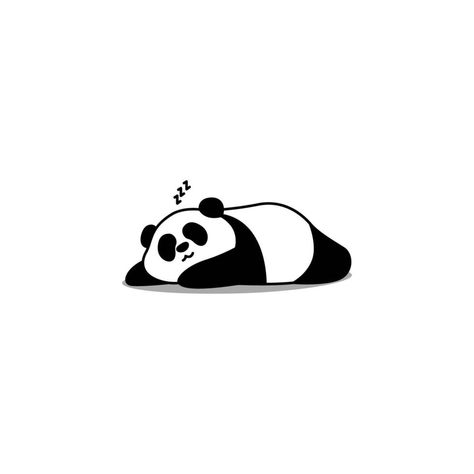 Lazy panda cartoon, vector illustration Black Sheep Tattoo Ideas, Sheep Tattoo Ideas, Panda Drawings, Panda Quotes, Black Sheep Tattoo, Cute Panda Drawing, Lazy Panda, Cute Panda Cartoon, Panda Cartoon