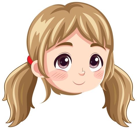 Free vector adorable girl with blonde ha... | Free Vector #Freepik #freevector #girl-drawing #cartoon-drawing #cartoon-svg #cartoon-head Long Vs Short Hair, Girl With Blonde Hair, Wonder Pets, Man Clipart, Girl Face Drawing, Hair Clipart, Rapunzel Hair, Cartoon Svg, Indian Recipe