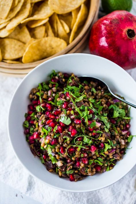 Best Lentil Recipes, Lentil Dip, Vegan Bacon Bits, Coconut Lentil Curry, Feasting At Home, Dip Dip, Texas Caviar, Pomegranate Salad, Seafood Appetizers