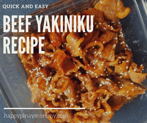 Quick and easy beef yakiniku recipe Beef Yakiniku Recipe, Yakiniku Recipe, Yakiniku Sauce Recipe, Wagyu A5, Diced Beef Recipes, Yakiniku Sauce, Sukiyaki Recipe, Japan Recipes, Beef Teriyaki