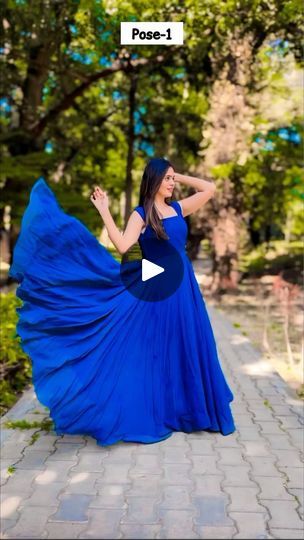 Poses In Gown For Photoshoot, Santoshi Megharaj, Gown Photoshoot Poses, Frock Photos, Wall Mural Decals, Arijit Singh, Stylish Photo, Posing Tips, Anarkali Gown