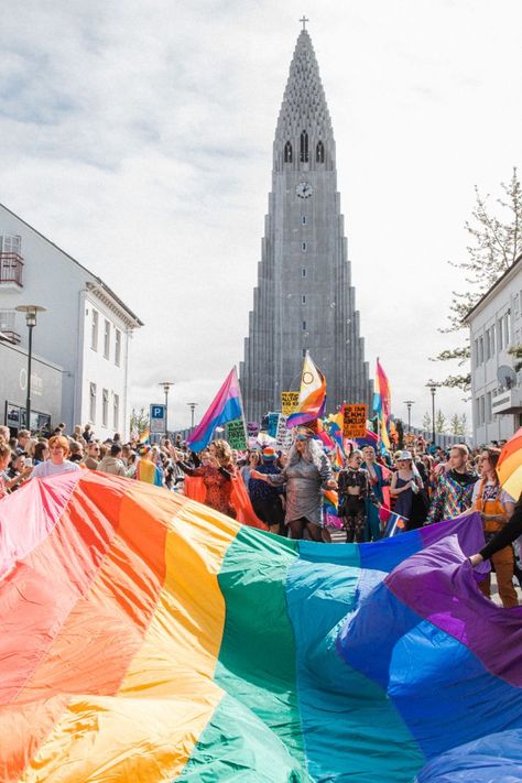 Pride Parade in Reykjavik Viking Festival, Visit Iceland, Arts Festival, Short Break, Lgbtq Pride, Reykjavik, Blue Lagoon, Art Festival, Celebration Party