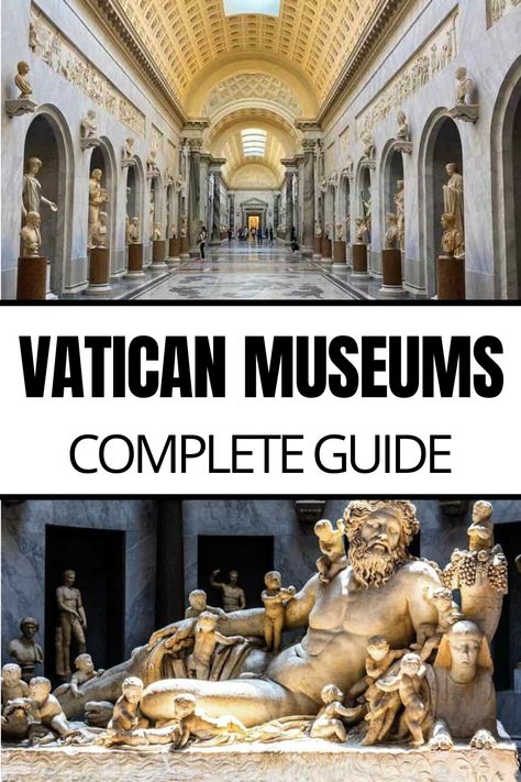 The Vatican Museums are one of the most popular museums in the world. In this guide you will find out where to enter the Vatican Museums, where to book your tickets, what the opening hours are and, above all, what to see and not miss at the Vatican Museums. Rome Italy Food, Best Food In Rome, Free Things To Do In Rome, Rome Winter, Visiting The Vatican, Italy Trip Planning, Vatican Museum, Rome Travel Guide, Day Trips From Rome