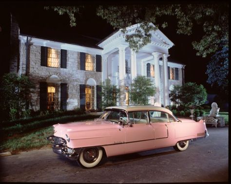 Elvis Pink Cadillac, Graceland Memphis, Graceland Elvis, Elvis Presley Graceland, Pink Cadillac, Elvis And Priscilla, King Of Pop, We Will Rock You, Elvis Presley Photos