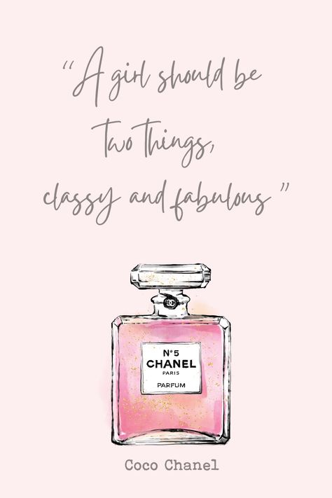 "A girl should be two things, classy & fabulous" - Coco Chanel Coco Chanel Quotes Classy, Coco Chanel Aesthetic, Coco Chanel Wallpaper, Perfume Quotes, Chanel Wallpaper, Chanel Wallpapers, Fashion Quotes Inspirational, Positive Mind Positive Vibes, Chanel Decor