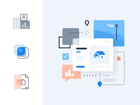 Platform Illustration, Corporate Icons, Nyc Design, Portfolio Site, Dashboard Design, Windows Xp, Saint Charles, Flat Illustration, Corporate Design