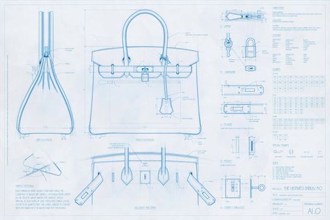 Birkin Bag Pattern, Hermes Birkin Travel Bag, Diy Leather Wallet Pattern, Birken Bag, Leather Working Projects, Purse Sewing Patterns, Crafted Bag, Leather Wallet Pattern, Drawing Bag