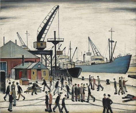 Lowry Paintings, L S Lowry, Glasgow Art, Glasgow Museum, Maritime Art, Salford, Irish Art, St Albans, English Artists