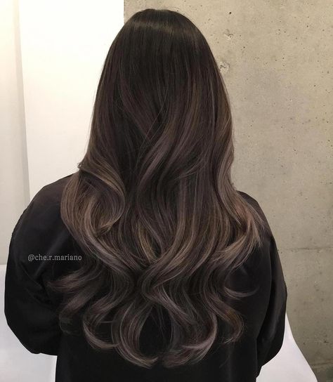 Black Hair Balayage, Ash Hair Color, Brown Hair Inspo, Long Hair Color, Brown Hair Balayage, Foto Tips, Brown Blonde Hair, Ombre Hair Color, Hair Color Balayage