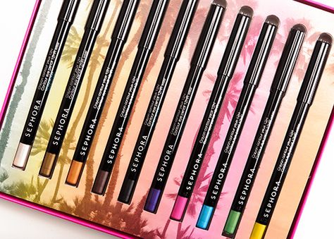 Contour Eye Pencil Set - Temptalia Beauty Blog: Makeup Reviews, Beauty Tips Sephora Contour, Eyeliner Set, Lipstick Kit, Eyeliner Styles, Beauty Inspo, Makeup Makeover, Eye Contour, Kiss Makeup, Eye Pencil