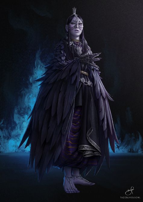 ArtStation - Nazla, The Witch of Guile Shadar Kai, Sky God, Types Of Magic, Scifi Fantasy Art, Raven Queen, Falling From The Sky, Tommy Lee, Skyfall, The Witch