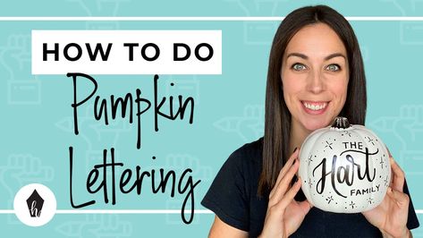 Ever wanted to create Pinterest-worthy pumpkins for your front steps? Today, I’m going to walk you through hand lettering your own pumpkins… including the tools you need and how to lay it all out! Ready to take your fall decor to the next level? This week I’m showing you how you can create a beautiful… Modern Calligraphy Tutorial, Calligraphy Pumpkin, Papermate Flair Pens, How To Do Calligraphy, Basic Calligraphy, Diy Calligraphy, Pumpkin Uses, Flair Pens, Calligraphy Tutorial