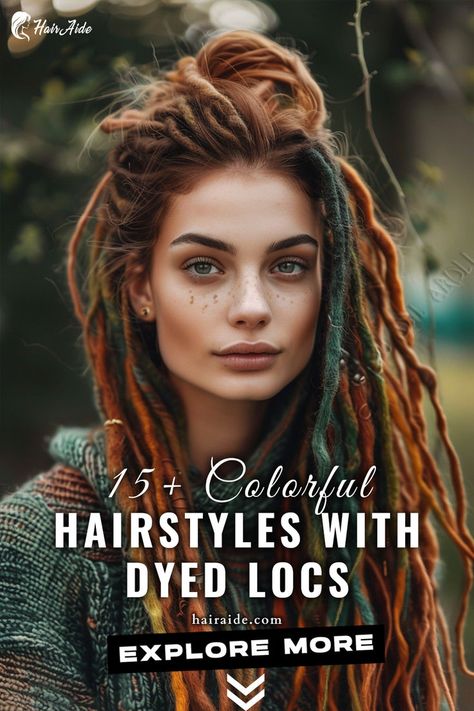 a woman with dreadlocks and a sweater Partial Dreadlock Hairstyles, Dreads White Woman, Partial Dreads Hairstyles, Bohemian Dreadlocks, Peekaboo Dreads, Boho Locks, Headwrap Ideas, Locs Long, Female Dreads