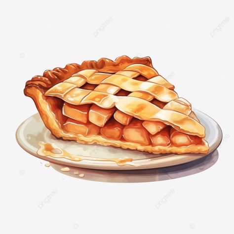 apple pie isolated illustration ai generative sweet dessert pastry png Pie Clipart, Pie Drawing, Pie Images, Pie Art, Pies Art, Autumn Clipart, Pie Slice, Aesthetic Autumn, Fall Flavors