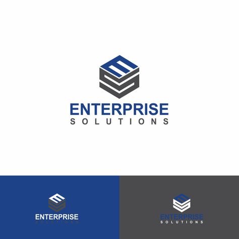 Create a sharp, edgey logo for Enterprise Solutions by V`art Business Solutions Logo, Enterprise Logo, Enterprise Architecture, V Art, Architecture Logo, Logos Inspiration, Innovative Technology, Modern Business Cards, Business Cards Creative