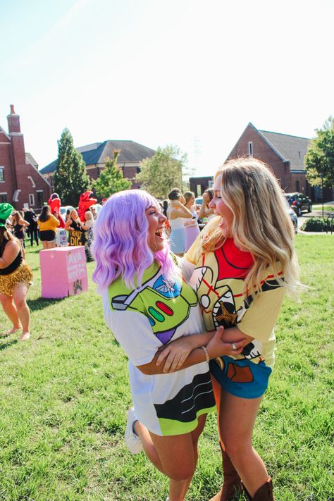 Toy Story Big Little Reveal, Toy Story Theme, Sorority Big Little, College Activities, Big Little Reveal, Bff Outfits, Big Reveal, Delta Gamma, Bach Party