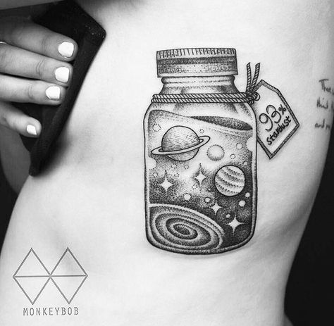 Tattoo Circle, Space Tattoos, Wiccan Tattoos, Universe Tattoo, Bottle Tattoo, Circle Tattoos, Inspiration Tattoos, Small Tattoos Simple, Tattoo Magazines