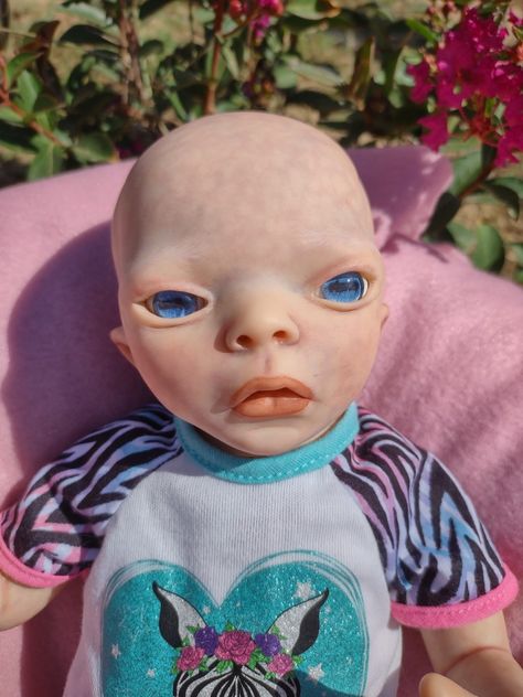 Human/alien hybrid alternative doll Alternative Reborn Dolls, Alien Hybrid, Silicone Dolls, Sleep Deprivation, Reborn Baby, Baby Crafts, Reborn Dolls, Reborn Babies, Aliens