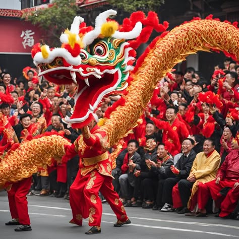 #chinadragon #chinesedragon #dragonfestivali #ai #aiimages Prompt : A Chinese dragon dance during the Lunar New Year celebrations. Chinese Dragon Festival, Dragon Dance Costume, Chinese Dragon Dance, Chinese New Year Festival, Festivals In China, China Dragon, China Country, Festival Aesthetic, New Year Art