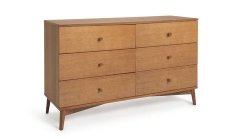 Spare Room Office, Modern Chest Of Drawers, Oak Chest Of Drawers, Bedroom 2024, Corner Sofa Chaise, Walnut Cabinets, Home Objects, 6 Drawer Chest, My First Home