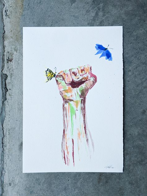 Drawing About Human Rights, Women Rights Drawing, Human Rights Drawing, Civil Rights Painting, Poster On Human Rights, Racial Justice, Contemporary Watercolor, Civil Rights, Human Rights