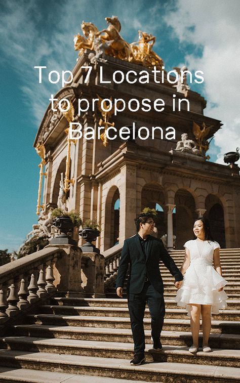 Barcelona Engagement Photos, Spain Proposal, Barcelona Proposal, Marriage Proposal Videos, Wedding Barcelona, Proposal Spots, Prenup Ideas, Proposal Videos, Luxury Portrait