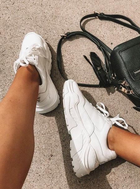 How to Look Like a "G" in the "Q" — Access by NKC Chunky Sneakers Outfit, Sneaker Outfits, White Tennis Shoes, Windsor Smith, Lacing Sneakers, Chunky Sneakers, Sneakers Outfit, Buy Shoes, White Shoes