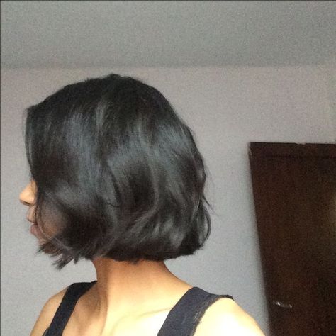 Heavy Bob Haircut, Soft Bob, Black Short Hair, Hair Inspiration Short, Shot Hair Styles, Short Black Hairstyles, Penteado Cabelo Curto, Hair Stylist Life, Short Hair Haircuts