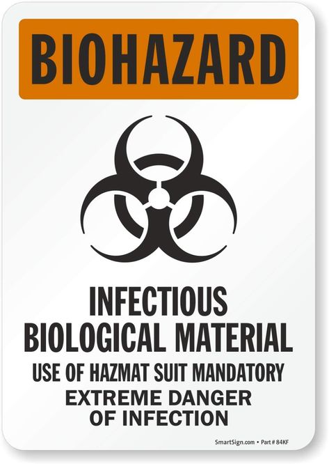 Biohazard Sign, Post Apo, Baby Musical Toys, Hazmat Suit, How To Make Signs, Occupational Health, Graph Design, Lab Coats, Plastic Signs