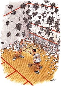 So True, hit em hard! Squash Sport Aesthetic, Squash Court, Squash Game Sports, Squash Illustration Sport, Squash Sport, Squash Game, Squash Club, Sautés Yellow Squash, Squash Tennis