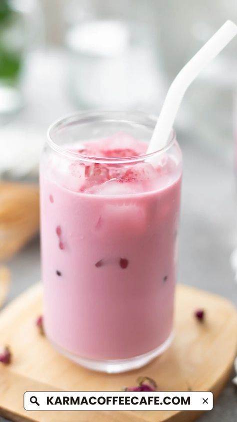 Delicious Sakura Latte Recipe: A Springtime Delight Sakura Latte, Health Benefits Of Cherries, Latte At Home, Asian Grocery Store, Lavender Syrup, Vanilla Syrup, Asian Grocery, Latte Recipe, Iced Latte