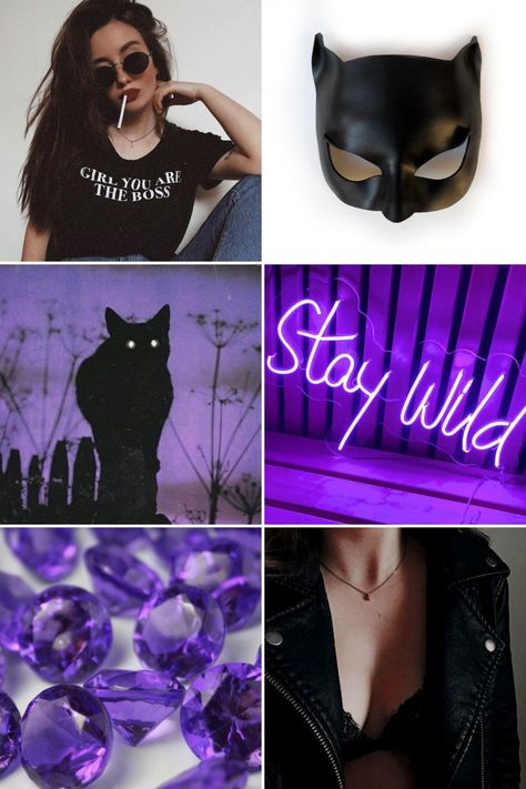 DC aesthetic inspiration moodboard Dc Aesthetic, Inspiration Moodboard, Aesthetic Inspiration, Catwoman, Mood Boards