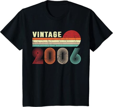 Amazon.com: Vintage 2006 Funny 16 Years Old Boys and Girls 16th Birthday T-Shirt : Clothing, Shoes & Jewelry Back In 2006, Back To School Uniform, 20th Birthday Gift, 20th Birthday, Old T Shirts, 20 Years Old, 16th Birthday, Personalized T Shirts, Buy Vintage