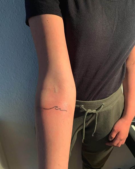 Wave tattoo with big meanings 1 Big And Small Wave Tattoo, Alas Volat Propriis Tattoo, Always Symbol Tattoo, What Does A Wave Tattoo Symbolize, Meaning Of Wave Tattoo, Tiny Waves Tattoo, Make Waves Tattoo, Simplistic Wave Tattoo, Waves Tattoos For Women