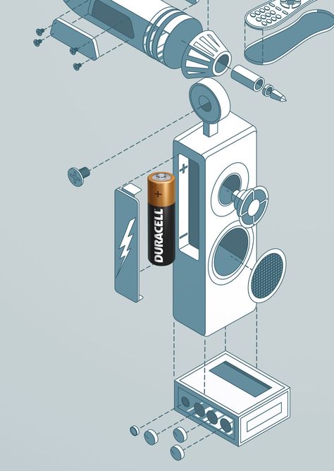 Print campaign for Duracell. Duracell Ads, Print Campaign, More Energy, Ads Creative, Design Inspo, Graphic Design, Energy, Design